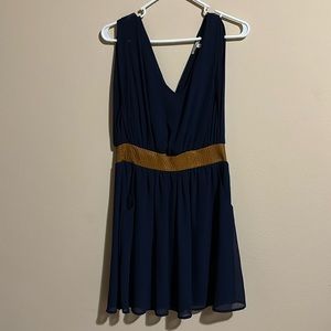 Charlotte Russe Navy Dress size large